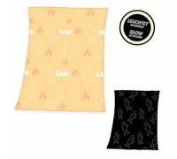 Couverture En Microfibre Douce Sam Le Pompier Luminescente 130 X 160 CM