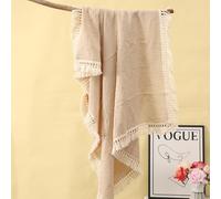 Couverture En Mousseline De Coton Pour Bébé,Pompon,Réception,Emmaillotage,Fille,Garçon,Serviette De Bain,Trucs Pour Bébé,120x100cm - Type Kaki-85x65cm