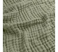 Couverture en mousseline douce 100 % coton pour adulte - Couvre-lit d'été pour canapé - Couverture en gaze respirante pour toutes les saisons - Couverture en coton doux et légèrement prélavé (07, 150