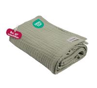 Couverture en mousseline pour bébé, douce et respirante, disponible en différentes couleurs, dimensions : 80 x 85 cm