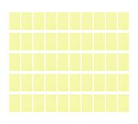 Couverture en papier B5 translucide givré, feuille de protection enroulable en PP pour rapports, présentations, Documents, 260x184mm, 50 pièces (Jaune)