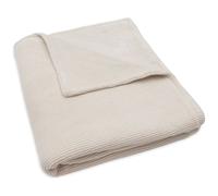 Couverture en polaire basic knit oatmeal (100 x 150 cm)