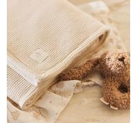Couverture en polaire Basic Knit Oatmeal (75 x 100 cm)
