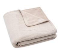 Couverture en polaire beige 75X100