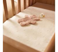Couverture en polaire Cosy Knit Ivory (100 x 150 cm)