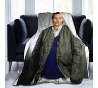 Couverture en polaire de laine douce et confortable Kevin Costner pour décoration, canapé, bureau, voiture, maison, camping, yoga, voyage, plage, cadeau
