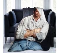 Couverture en polaire de laine douce et confortable Kevin Costner pour décoration, canapé, bureau, voiture, maison, camping, yoga, voyage, plage, cadeau