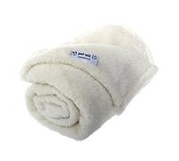 Couverture en polaire douce et moelleuse pour chats et chiens | Couvre-lit chaud pour animaux | Lavable en machine | Couverture de lit et de voyage | Protège les meubles | Crème, Petit 60 x 80 cm
