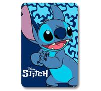 Couverture en polaire enfant Disney Stitch Bleu 100x140 cm