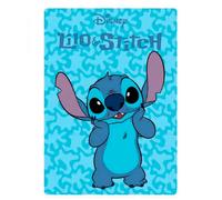 Safta Plaid Stitch Disney – 100x140 cm – 100% polyester – Lavable à 40° – Doux et chaud