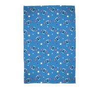 Couverture en polaire sous licence officielle Disney Lilo et Stitch, couverture ultra-douce et chaude | Motif « Blue Paradise » | Idéale pour la maison, les soirées pyjama et le camping - 100 x 150 cm