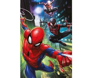 Couverture en polaire Spiderman 100x150 cm | Couverture douce et délicate pour enfants | 100% polyester | Literie douce et chaude pour garçons et filles | Design de super-héros Marvel, jeté léger pour