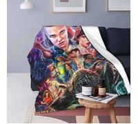 Couverture en polaire Stranger Things - Vert - Enfant - Rectangulaire