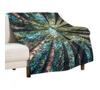 Couverture en polyester 100 x 130 cm - Simple couche - Gris - Tricot d'hiver - Lavable en machine