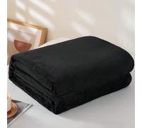 Couverture en polyester d'épaisseur moyenne, convenant à toutes les saisons - couleur unie vive, lavable en machine, idéale pour la décoration de la maison, du bureau ou de la voiture, couverture de b