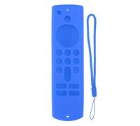 Couverture en Silicone pour Stick 3rd Gen Remote Control Control Anti Slip Protective Case avec lonyard Soft Shockproofing Skin Friendly Black Ensemble pour Une poignée Facile et (Bleu)