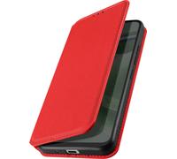 Couverture en similicuir édition classique pour Xiaomi Redmi 9C / 9C NFC - Rouge