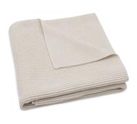 Jollein Couverture Bébé - Basic Knit - Oatmeal - 75x100 cm - Coton - Pour Berceau Bébé - 0.5 TOG - Certifiée OEKO-TEX