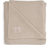Couverture en tricot beige 75X100