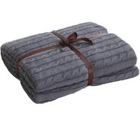 Couverture en Tricot pour Canapé 110x180cm, Couverture en Tricot Texturé Super Doux avec Glands, Tricot en Peluche Chaud Moelleux Confortable pour Canapé-lit Canapé Salon, B, 110x180cm