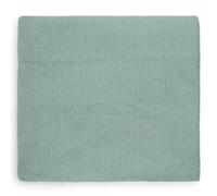 Couverture en tricot vert d'eau 100x150