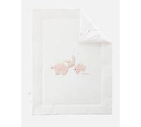 Couverture en veloudoux® - bali et moka ecru 75X100