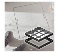 Couverture encastrée invisible de 61 cm x 61 cm pour gazon et pavé de remplissage pour allées et passerelles Design extérieur F Inllat pour une esthétique améliorée, parfait pour le lacet.