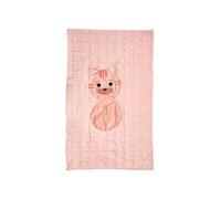 Generique Couverture convertible TX9404 Modèle Chat pour enfants 110x150 cm Rose douce