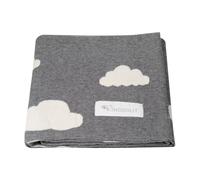 Couverture enfant nuages gris TU