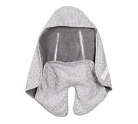 roba Couverture Enveloppante Miffy® - avec Fentes pour Ceintures de Sécurité pour Tous Les Sièges de Voiture et Poussettes - Gris