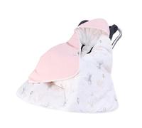 Couverture enveloppante universelle pour coque bébé, poussette, 90 x 90 cm, en tissu gaufré, pour siège auto, buggy, motif de zoo matelassé, 1,5 tog