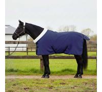 vidaXL Couverture équine Complet Fleece polaire d'hiver Brun foncé 75 cm