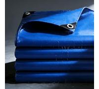 Couverture Étanche 80 x 220 cm Imperméable et Résistante, Résistance Anti-UV, Haute Performance, Indéchirable, Portable Cover All Bâche à Oeillets pour Meubles, Jardin, Bleu