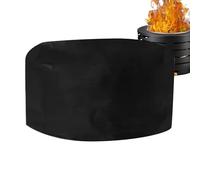 Couverture Extérieure - 75 cm 210D Oxford Rond Protection Imperméable Résistant au Vent Durable | Temps Cheminée Cheminée pour Patio Fire Bowl Cheminée Bonfire Stockage Utilisation