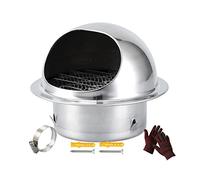 Couverture extérieure d'évent, Couvercle de ventilation mural, couvercle rond en acier inoxydable 304 60-300mm(180mm/7in)