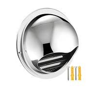 Couverture extérieure d'évent, Couvercle de ventilation mural, couvercle rond en acier inoxydable 304, plusieurs tailles(110mm/4.3in)