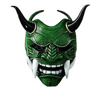 Couverture faciale d'Halloween | Couverture faciale de fantômes de ninja japonais,Latex japonais fantôme Cosplay Prop Face Covers