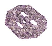 Couverture Faciale Jadestone, Masque pour les Yeux Anti-âge, Soulagement du Stress, pour Yeux Gonflés, Cernes, Soins du Visage (Améthyste)