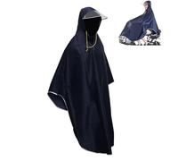 Couverture Fauteuil Roulant Cape de pluie à capuche, imperméable avec housse, poncho for adultes, for équitation, cyclisme, scooter(Color2)