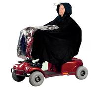 Couverture Fauteuil Roulant Poncho imperméable universel for scooter et fauteuil roulant for personnes âgées, à capuche for vélo, housse de pluie for électrique, vêtements for cyclisme(Color3)
