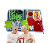 Couverture Fidget pour la démence,Couverture Fidget sensoriels, livre