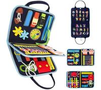 Couverture fidget pour la perte de mémoire de couverture sensorielle portable et les jouets agités, améliore la démence stimulation mentale