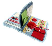 Couverture fidget pour les adultes atteints de démence à couverture sensorielle multifonctionnelle apaisant et réconfortant des jouets sensoriels adultes pour la maladie d'Alzheimer, la démence, Aspe