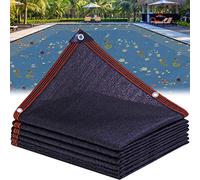 Couverture Filet de Feuille pour Piscine, Bâche Protection Piscines Hors-Sol, Couverture Volet Piscine, Filet Protection Piscine pour Bloquer Feuilles Mortes et Débris(Size:5×8m(16.4×26ft))