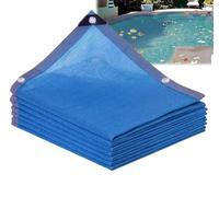 Couverture Filet Feuille Piscine Enterrée Hors Sol, Bloquer Feuilles Mortes et Débris, Bâche de Protection Piscines Enterrée et Hors-Sol(BB,6x9m/19.6x29.52ft)