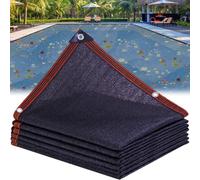 Couverture Filet Feuille pour Piscines,Bâche Protection Piscines Hors-Sol | Bâche Protection Piscines Maille Hors-Sol Bloquer Feuilles Mortes et Débris Couverture Piscine D'hivernage,2x3m