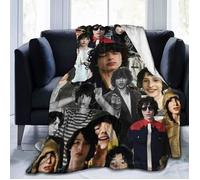 Couverture Finn Wolfhard - Violet - Naturelle - Adulte - Rectangulaire - 125x150cm