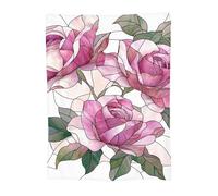 Couverture Flanelle Douce et Chaude, Plaid polaire Épais et Léger, Couverture Polaire Jeté de Canapé et Plaid Lit, Blanket Décorations pour Canapé Lit Chaise Voyage Maison Bureau 180x230cm Rose 14-139