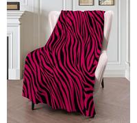 Couverture Fluffy Peluche En Flanelle, Avec Imprimé Zèbre Tendance Douce Chaude Toutes Saisons Couverture En Microfibre De Lit Pour Drap De Lit Canapé Fauteuil (Urbain Individuel, 130 X 150 Cm )