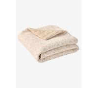 VERTBAUDET Couverture/Fond de Parc bébé en Gaze de Coton Hygge Beige imprimé 100X100